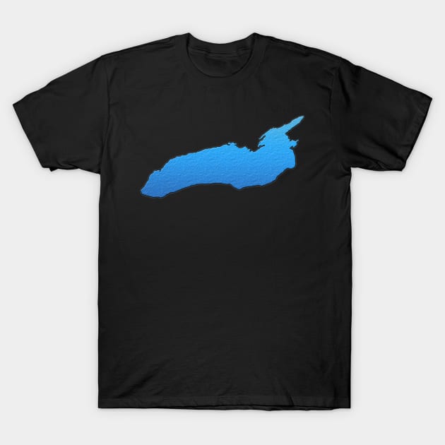 Lake Ontario Great Lakes Outline T-Shirt by gorff